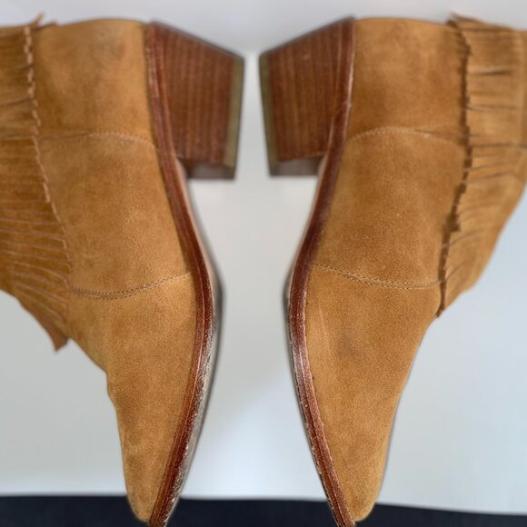 JOIE Camel Boot - Fringe Bootie Makena - Picture 13 of 16